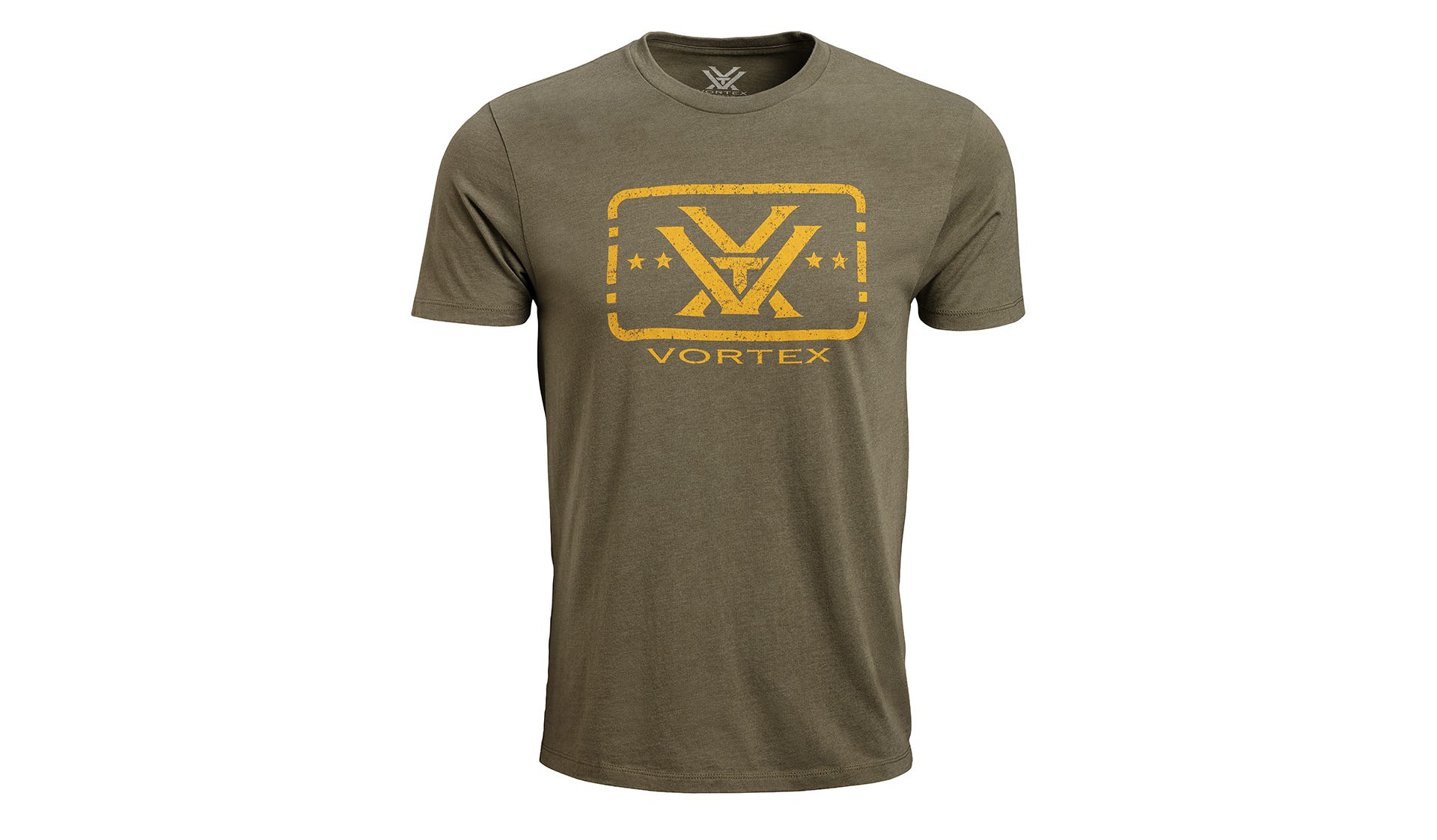 T-shirt TRIGGER PRESS Vert & Jaune - VORTEX OPTICS