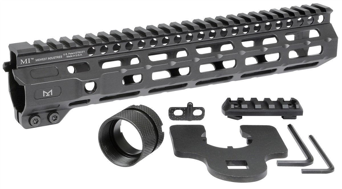 GARDE-MAIN AR15 M-LOK COMBAT 10.5" - MIDWEST INDUSTRIES