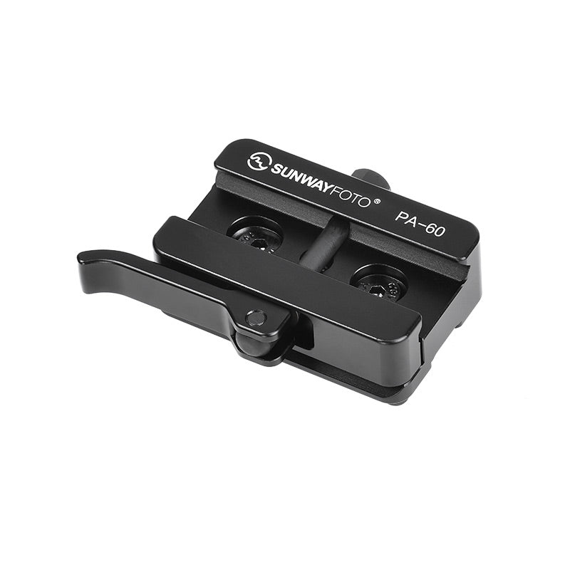 Adaptateur Clamp Rail Picatinny pour trépied, compatible Arca/RRS - SUNWAYFOTO