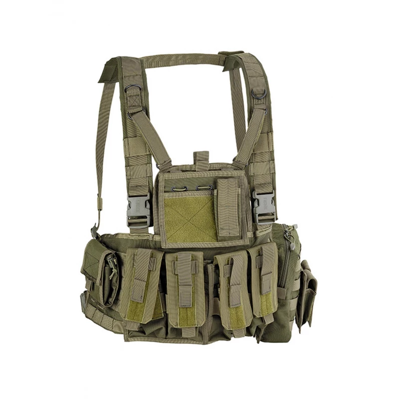 Gilet de combat MOLLE RECON CHEST RIG couleur Vert OD - DEFCON 5