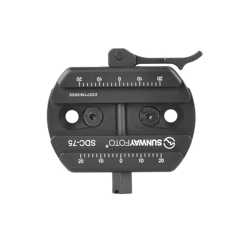 SUNWAYFOTO SDC-50 Morsetto A Sgancio Rapido 50mm | Arca Swiss Per Fucile | Alluminio CNC Con Leva E Vite | Attacco Picatinny