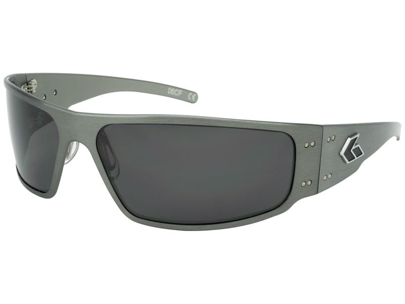 LUNETTES DE SOLEIL MAGNUM, GUNMETAL CERAKOTE W/ SILVER LOGO, SMOKE - GATORZ