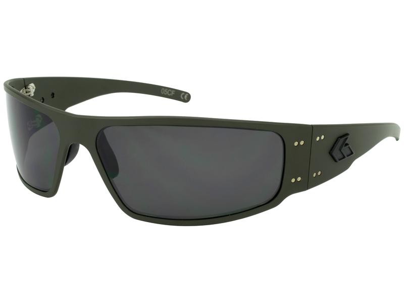 LUNETTES DE SOLEIL MAGNUM OD GREEN CERAKOTE W/ BLACK LOGO SMOKE - GATORZ