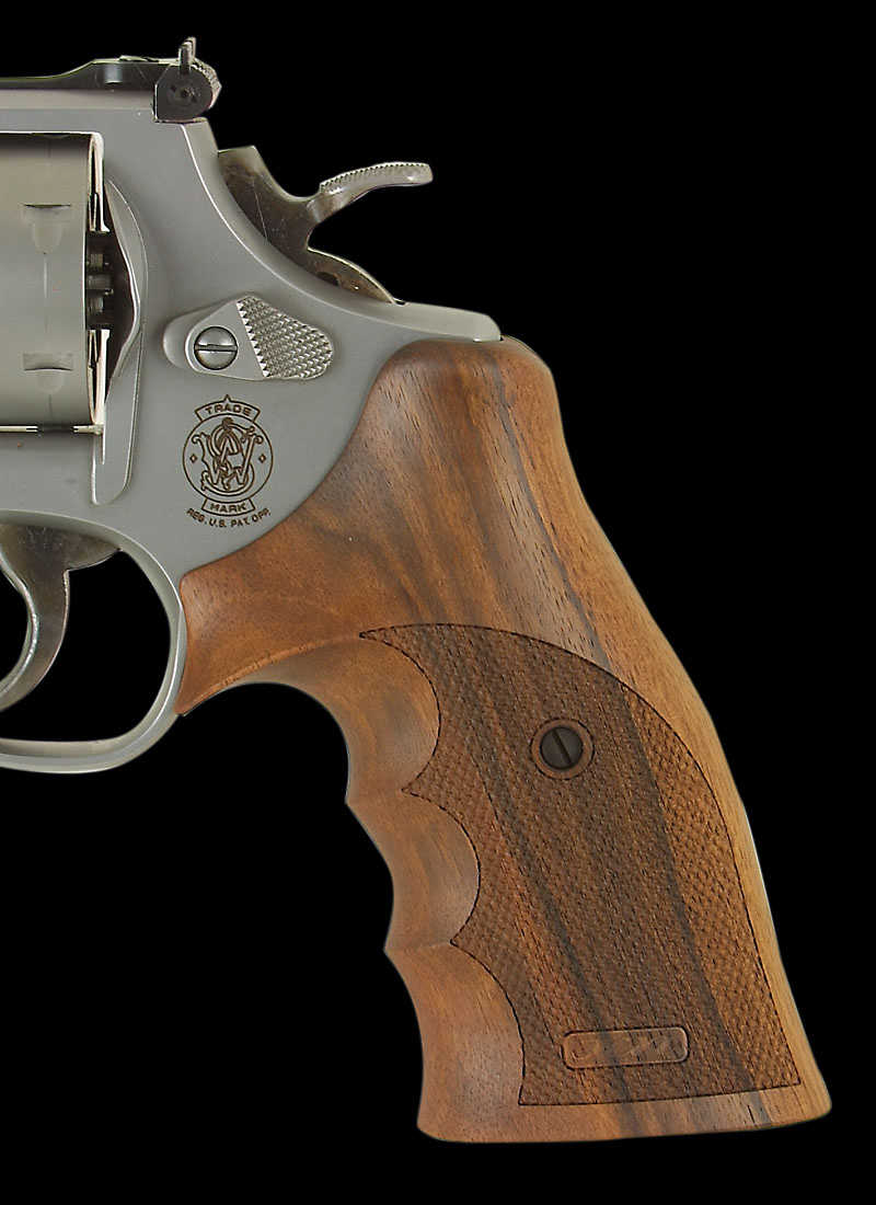 Poignée en bois pour revolvers Smith & Wesson K/L-Frame - KARL NILL GRIFFE