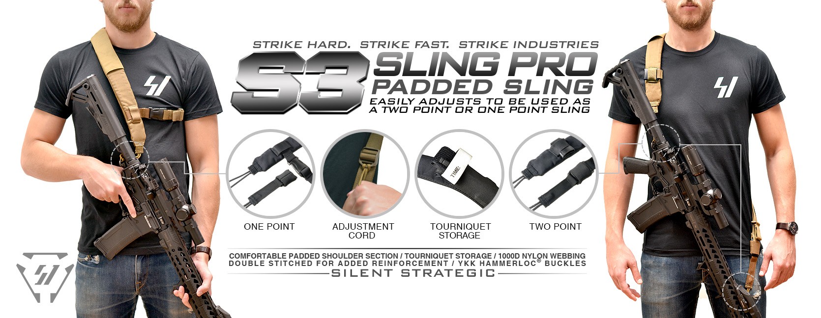 Sangle S3 Pro matelassée Strike Industries