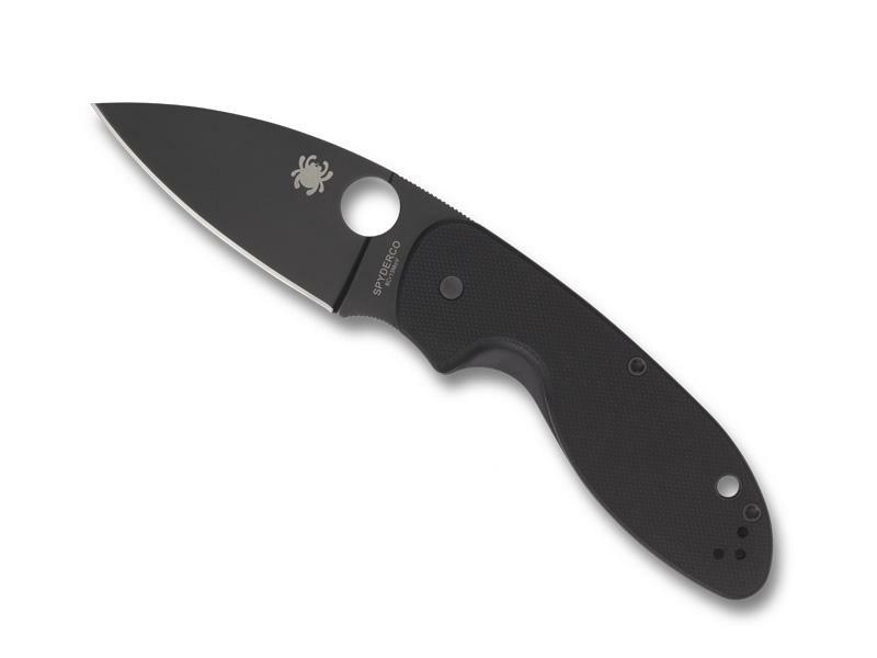 COUTEAU SPYDERCO EFFICIENT LAME NOIRE