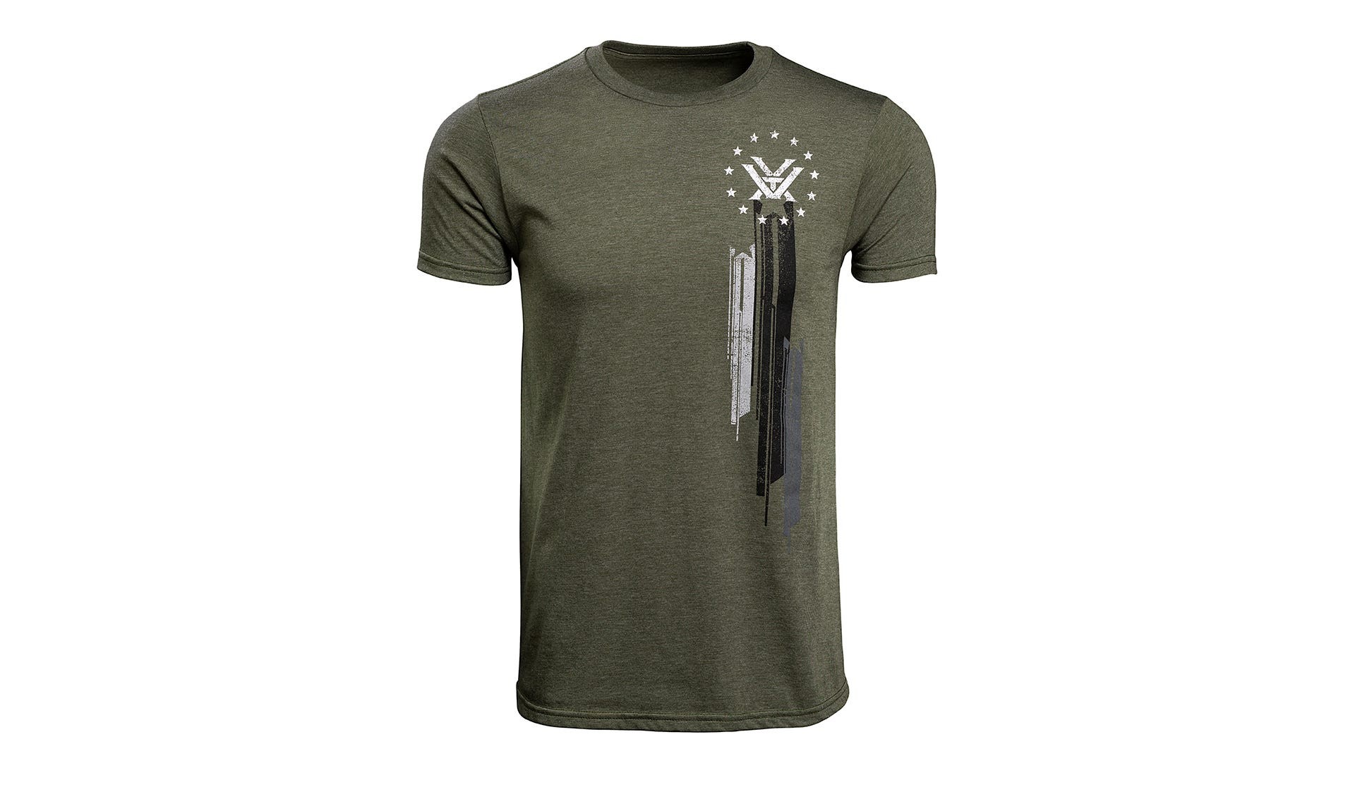 T-shirt DOUBLE DOWN OLIVE HEATHER VORTEX